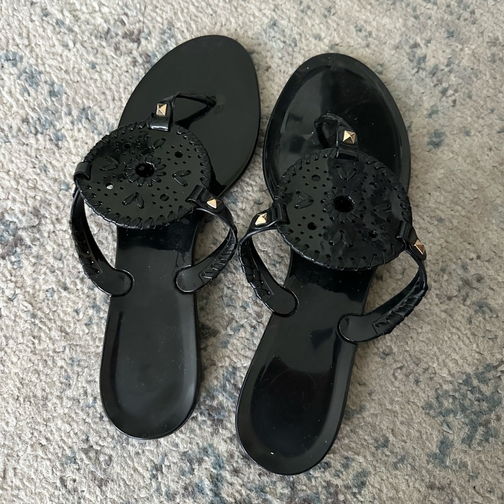Jack Roger’s size 10 Black Women's georgica Sandals